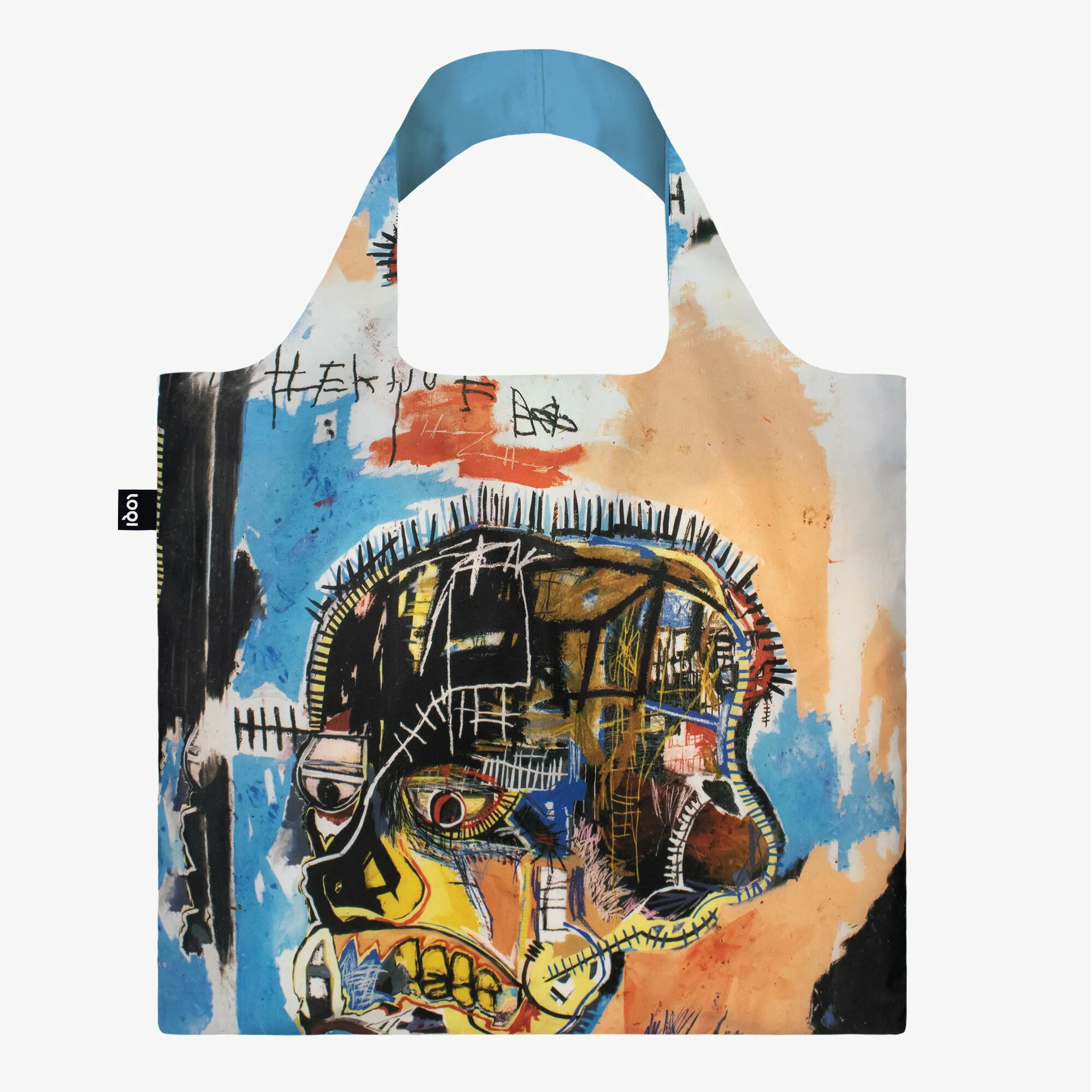 LOQI 博物館系列 巴斯奇亞 顱骨 春捲包 購物袋 手提袋 環保袋 肩背袋