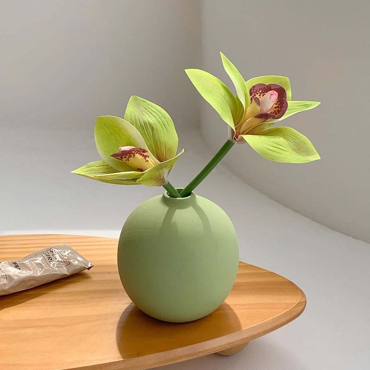 網紅輕奢仿真花假花擺設花瓶客廳桌面餐桌模擬綠植裝飾裝飾品擺件284LPS 快速寄出