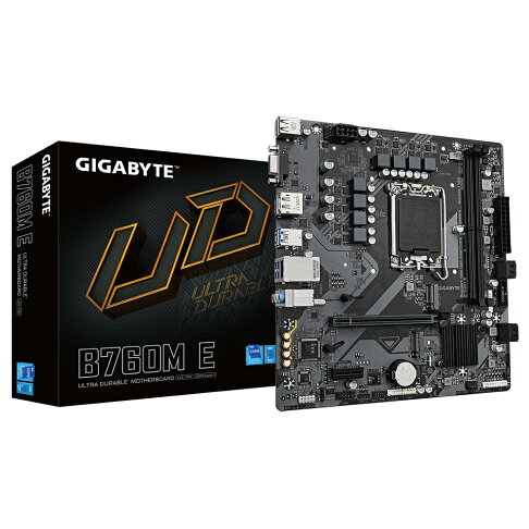 GIGABYTE 技嘉 B760M E 1700腳位 DDR5 M-ATX 主機板 0
