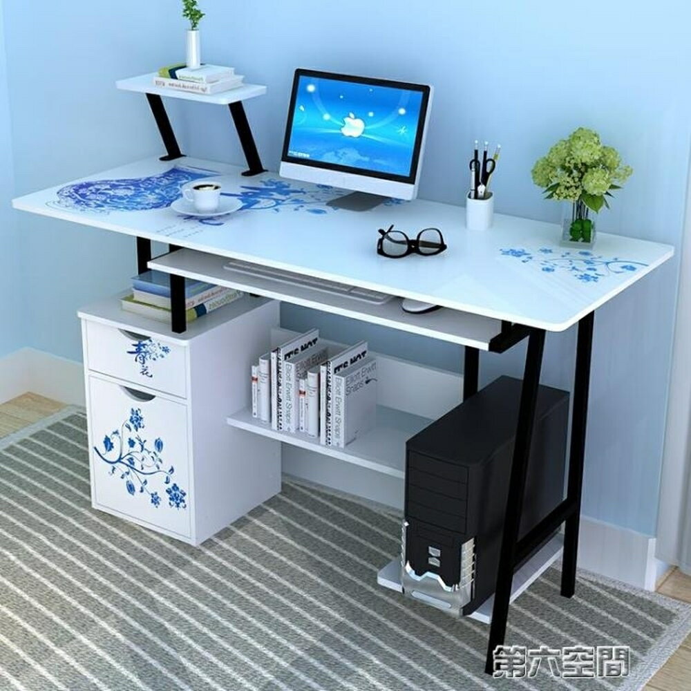 電腦桌 電腦台式桌家用學生書桌簡易辦公桌子簡約現代寫字台 全館免運