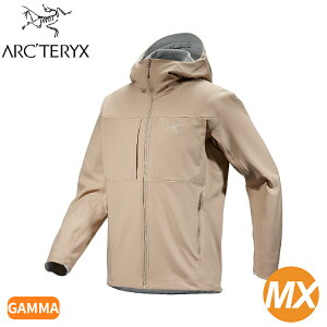 【ARC'TERYX 始祖鳥 男 Gamma MX軟殼外套(連帽)《煙燻棕》】X000006375/防水防風夾克/衝鋒衣