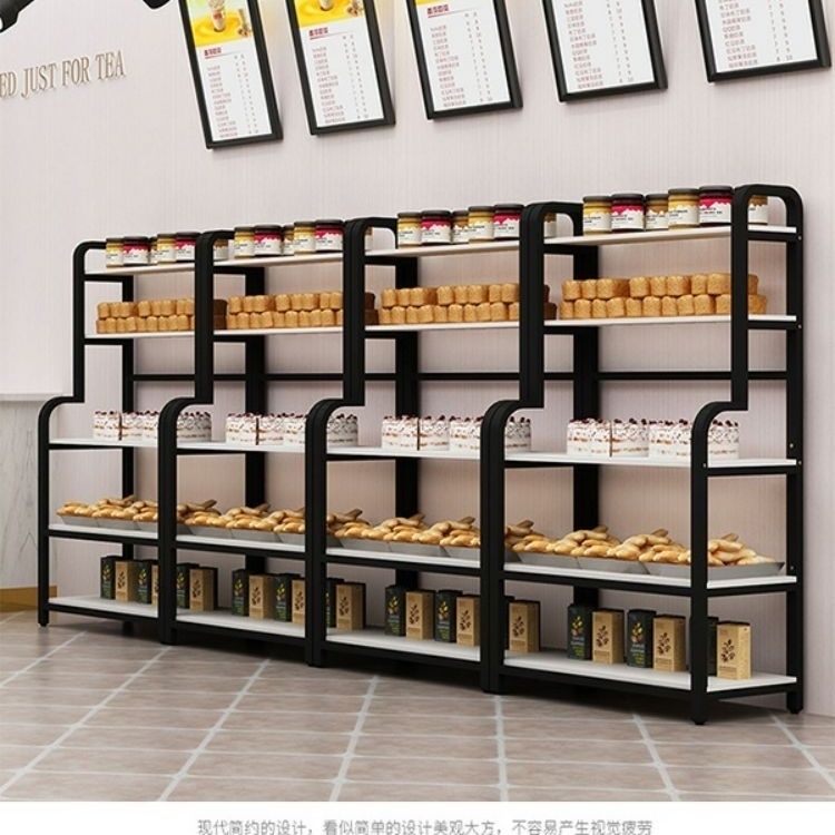 免運/開票 麵包展示櫃中島烘焙糕點蛋糕貨架展示架陳列架櫃邊邊櫃多層S083快速出貨