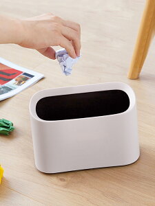 桌面垃圾桶家用客廳桌上臥室床頭迷你收納桶廢紙簍雜物收納盒小筒