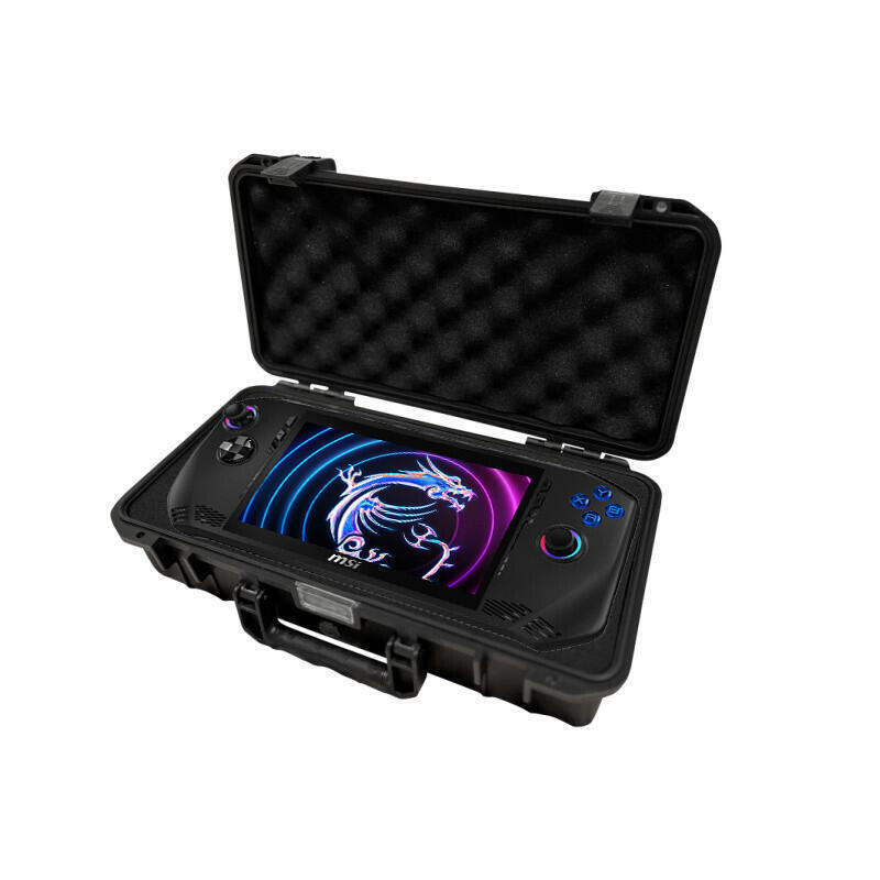 台灣現貨適用於 MSI CLAW 便攜式收納包防震保護旅行箱皮革硬質控制臺配件便攜收納包