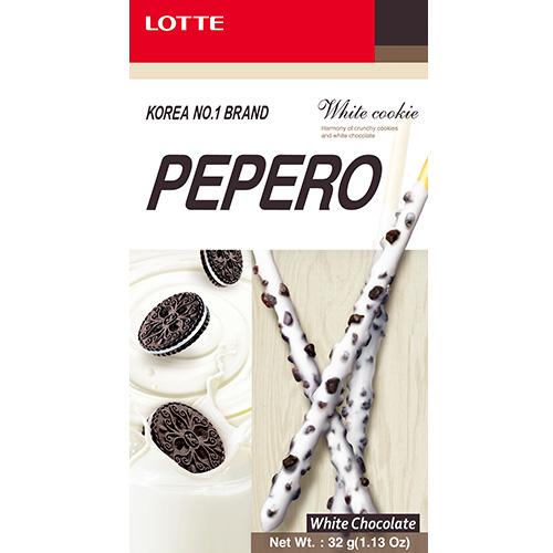 LOTTE pepero 白巧克力棒32g【愛買】