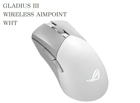 【hd數位3c】華碩 ROG Gladius III Wireless Aimpoint 三模滑鼠(白)/有線-無線-藍芽/36000Dpi/Rgb【下標前請先詢問 有無庫存】