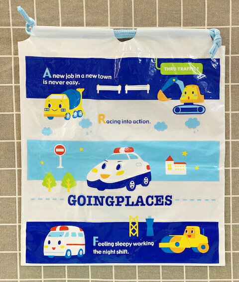 【震撼精品百貨】The Runabouts RB工程車 防水縮口袋*30353 震撼日式精品百貨