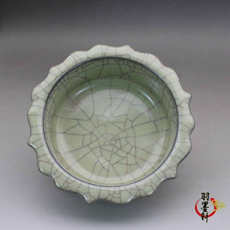 宋代定窯白釉彫刻金鶴文口付大鉢 宋代定窯白釉彫刻金鶴文口付大鉢 白磁金彩雲鶴文 如窯龍文花口筆洗器