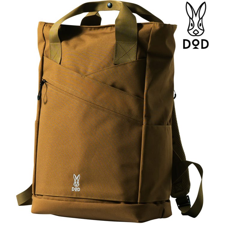 DOD 日本營舞者 DOD DP 托特後背包 側背包/手提包/旅行袋 BA086 CA 駝色