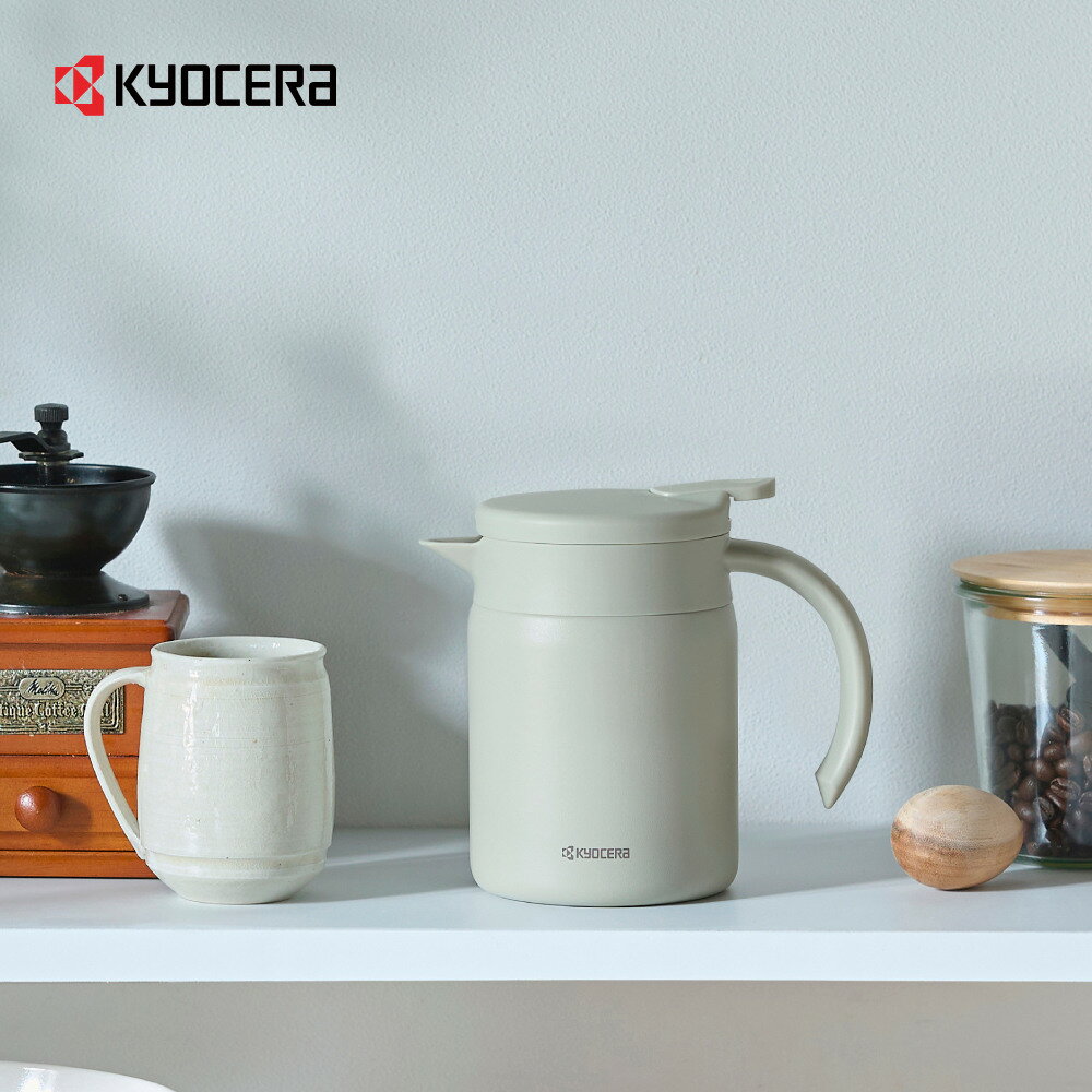 KYOCERA 日本京瓷陶瓷塗層真空保溫壺600ml