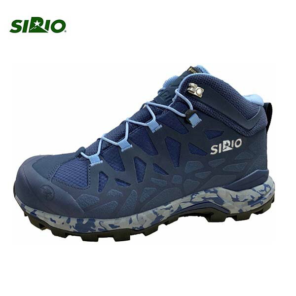 《台南悠活運動家》SIRIO Gore-Tex中筒登山健行鞋 PE156IN 水藍色