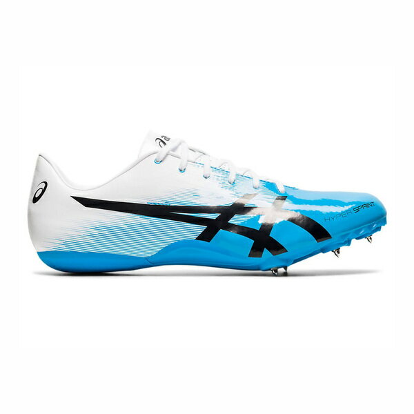 Asics Hyper Sprint 7 [1091A015-402] 男女鞋 田徑釘鞋 短距用 短跑 亞瑟士 白 水藍