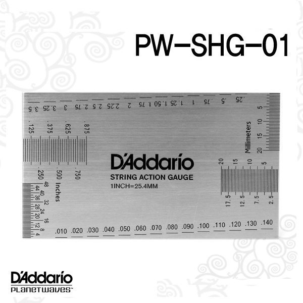 Planet Waves PW-SHG-01 弦距 測量尺規 測量卡 調整弦距 專用 吉他 電吉他 貝斯【唐尼樂器】