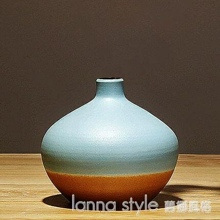 陶瓷器手工花瓶現代簡約新中式家居客廳玄關插花裝飾品擺件 YTL
