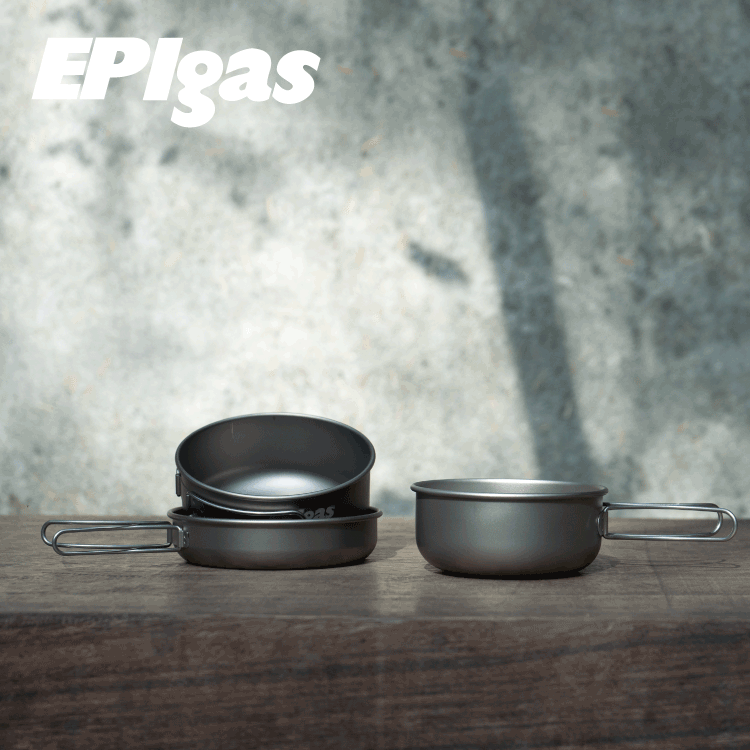 EPIgas 鈦鍋具組T-8001 / 城市綠洲 (炊具、廚具、戶外廚房、露營登山)