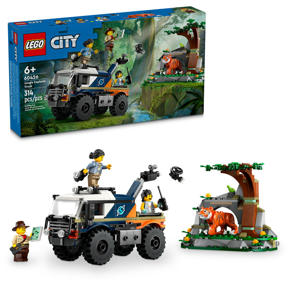 樂高LEGO 60426 City 城市系列 叢林探險家越野卡車