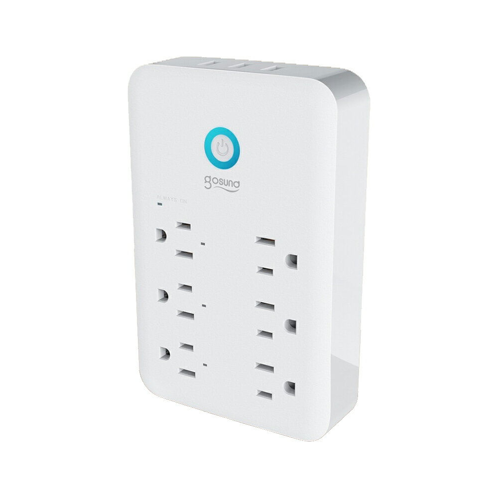 小米有品 Gosund P2智慧擴充插座 小米延長線 電源延長線 九合一多功能壁式插頭 米家APP 支援小愛音箱