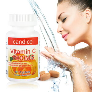 Candice康迪斯左旋維生素C錠(60錠/瓶)｜維他命C、VitaminC 1000mg