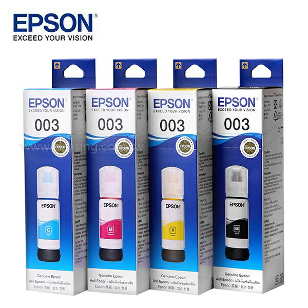 滿額現折220★EPSON T00V 四色一組 原廠墨水罐 適用 L1110、L1210、L3110、L3116、L3150、L3156、L3210、L3216、L3250、L3256、L3260、L3550、L3556、L3560、L5190、L5196、L5290、L5296、L5590