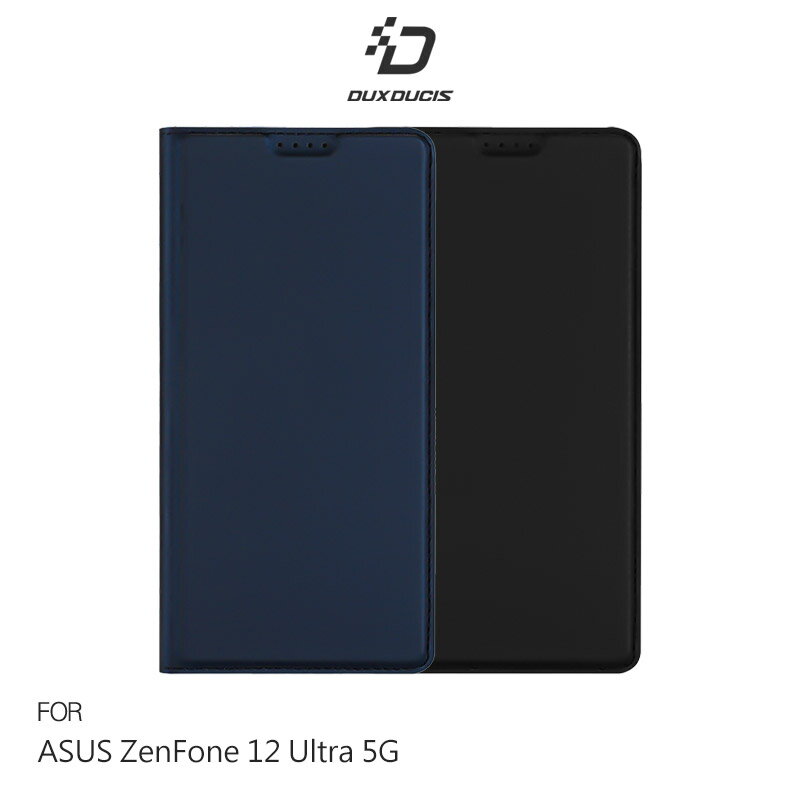 DUX DUCIS ASUS 華碩 ZenFone 12 Ultra 5G SKIN Pro 皮套 側翻皮套 插卡 可立 保護套 手機套 膚感皮套
