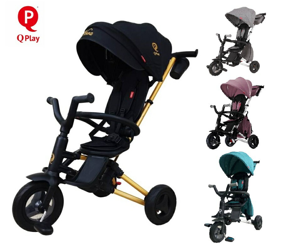 【推車界的變形金剛】德國 QPlay NOVA Rubber 兒童三輪推車-完美結合雙向嬰兒車與三輪車【六甲媽咪】