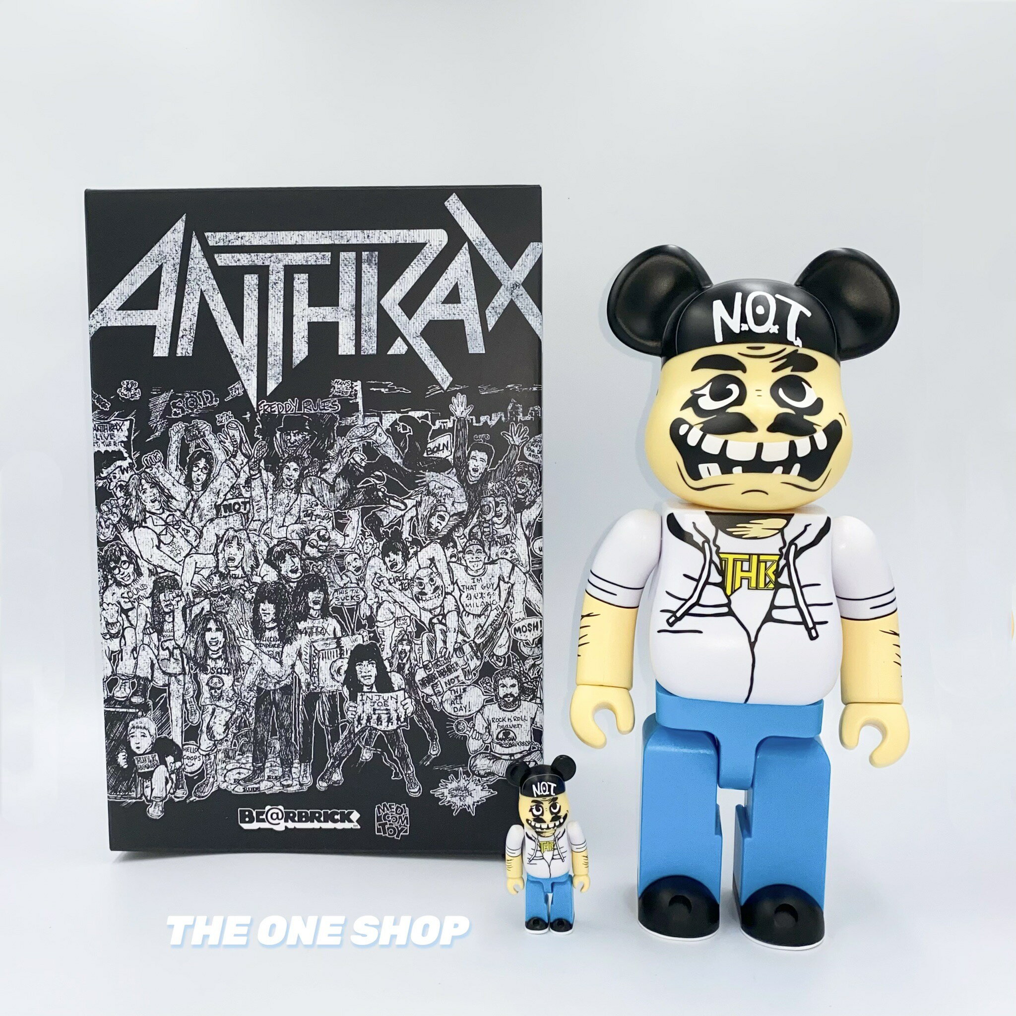 TheOneShop BE@RBRICK ANTHRAX NOTMAN 庫柏力克熊400+100% | The One