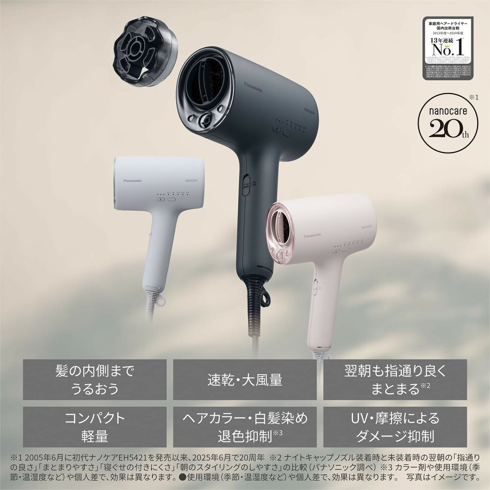 【現貨在台！3天內送達!】Panasonic 國際牌 EH-NA0J 納米水離子吹風機 速乾 NA0K 25年款 7