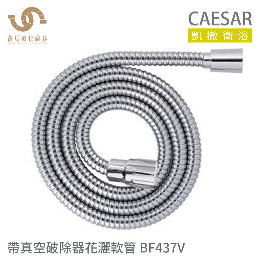 CAESAR 凱撒衛浴 BF437V 帶真空破除器花灑軟管 304不鏽鋼軟管 ABS接頭 長度1.5米