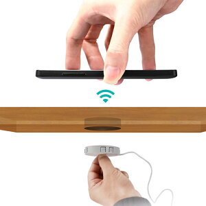 隱形嵌入式11無線充電器桌面適用蘋果小米xs手機快充辦公家具餐桌