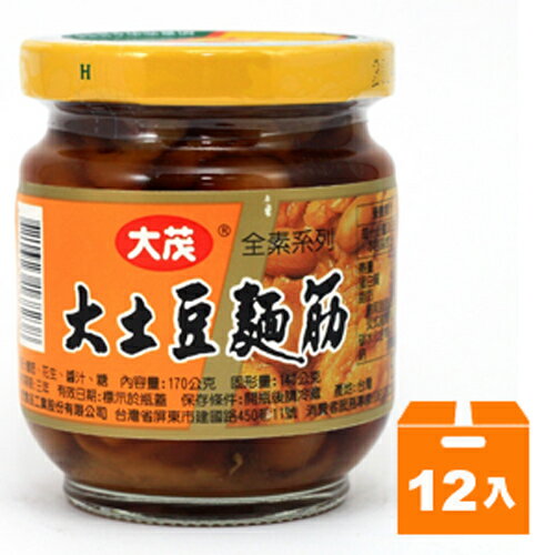 大茂 大土豆 麵筋 玻璃罐 170g (12入)/箱