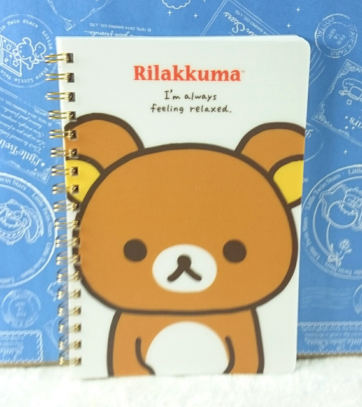 【震撼精品百貨】Rilakkuma San-X 拉拉熊懶懶熊 筆記本 A5頭 白底 震撼日式精品百貨