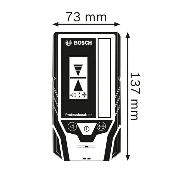 BOSCH博世 LR 7 雷射接收器 適用 綠光雷射儀 水平儀 LR7 接收器 測量 儀器 水平 垂直 斜角 1