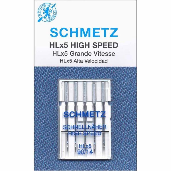 【松芝拼布坊】德國 藍獅 SCHMETZ  仿工業用 / 工業用 車針 HL車針 14號 一盒5支裝 PQ-1500、1600P