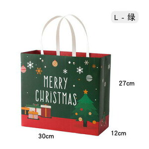 2022年卡通創意聖誕樹手提袋 (大) 精緻禮品禮物袋 (隨機出貨)