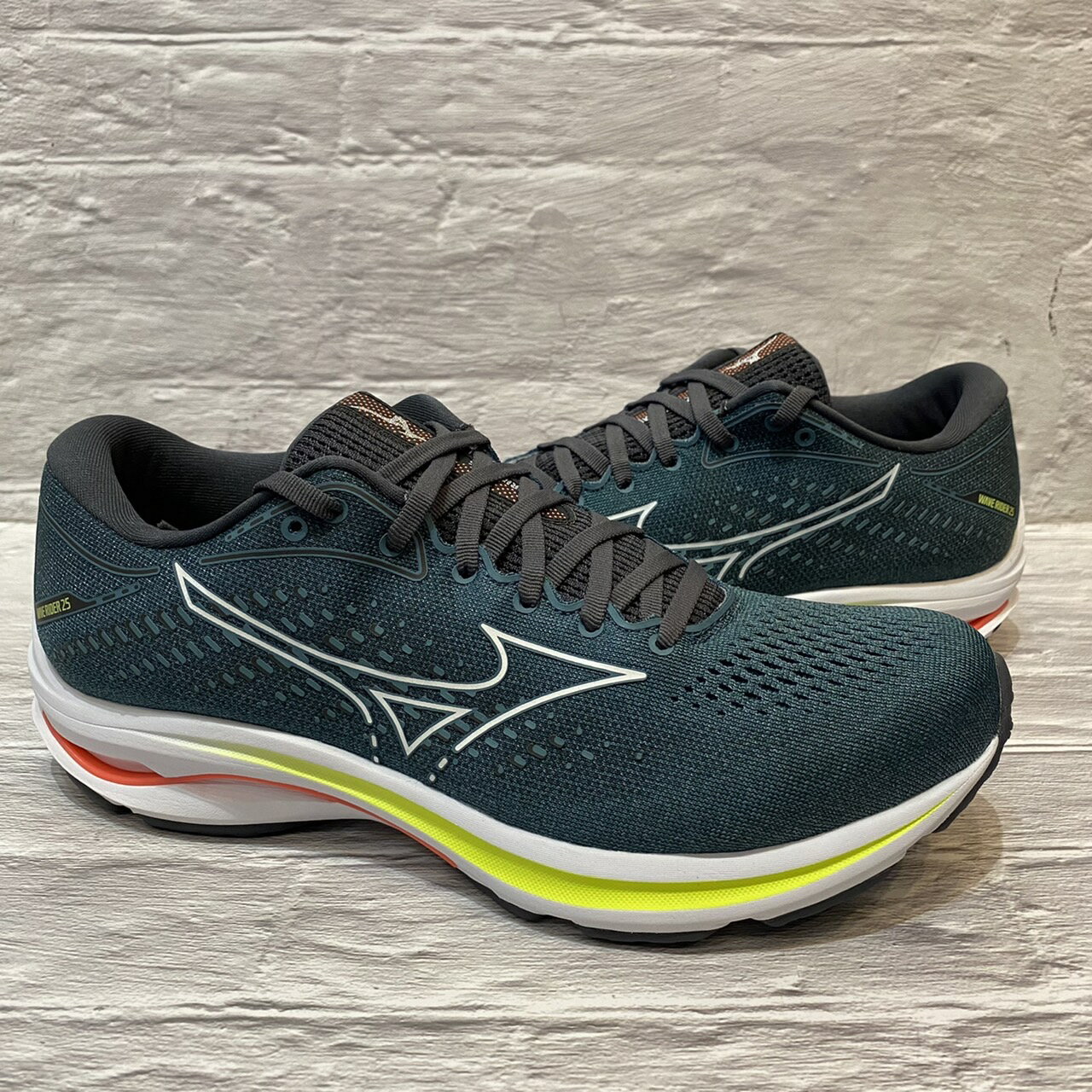 美津濃 MIZUNO WAVE RIDER 25 男慢跑鞋 J1GC210401 慢跑鞋 馬拉松 寬楦