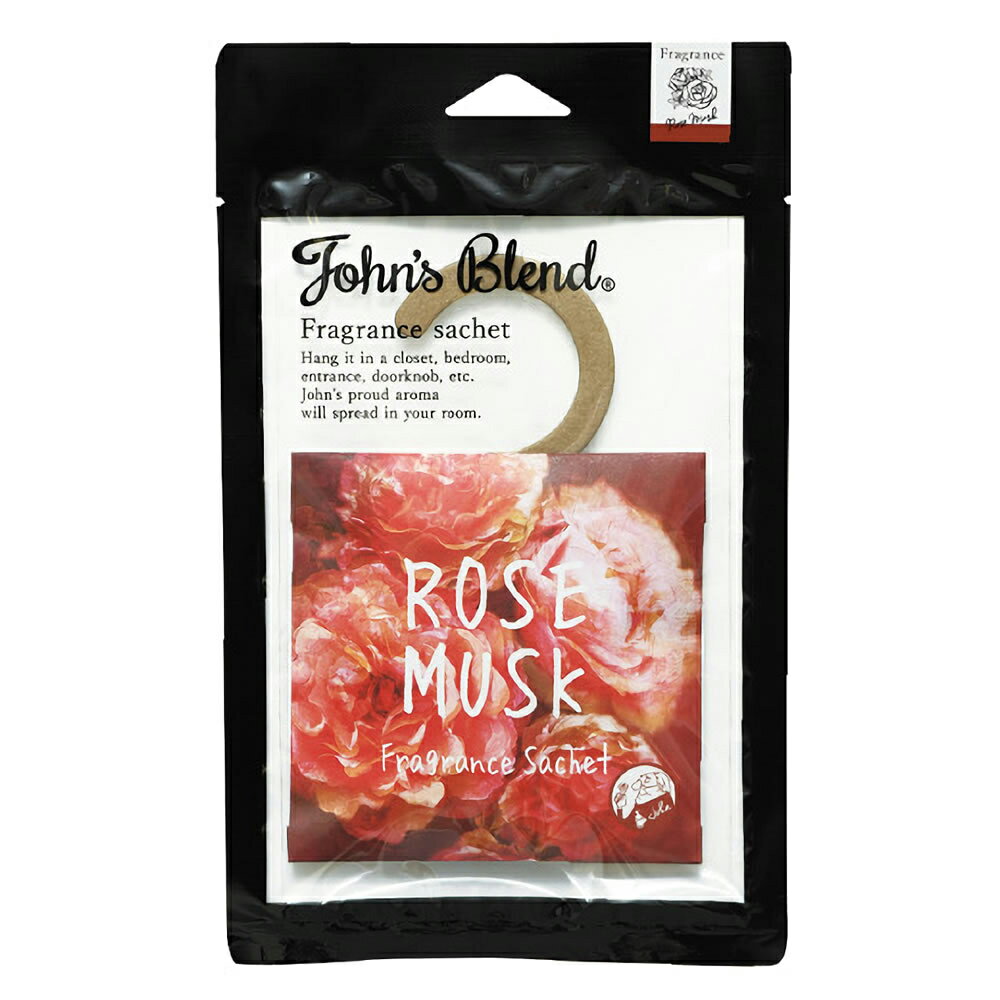 日本 John's Blend 吊掛香氛袋 玫瑰麝香 室內芳香