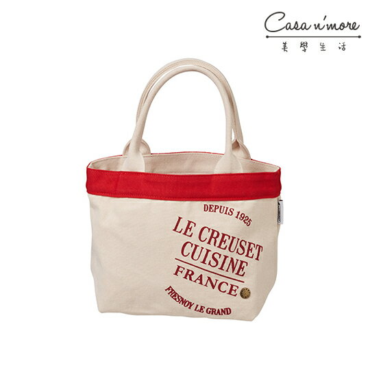 <br/><br/>  Le Creuset 1925系列復古手提袋 購物袋 手提袋 帆布袋 小<br/><br/>