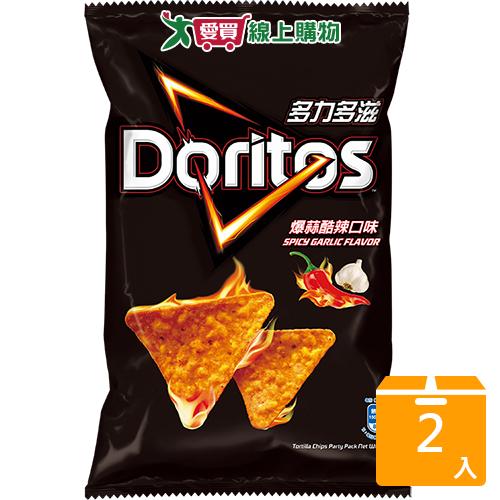 多力多滋爆蒜酷辣口味102G【兩入組】【愛買】