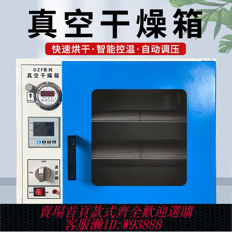 {臺灣公司貨 可打統編}電熱恆溫真空乾燥箱實驗室抽氣烘乾機乾燥機真空烘箱烤箱DZF-6020