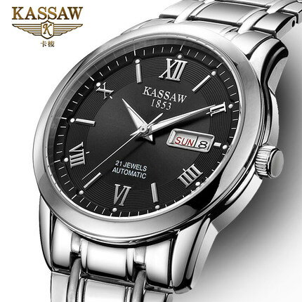 (時時刻刻)KASSAW鏤空防水夜光機械錶預購七天