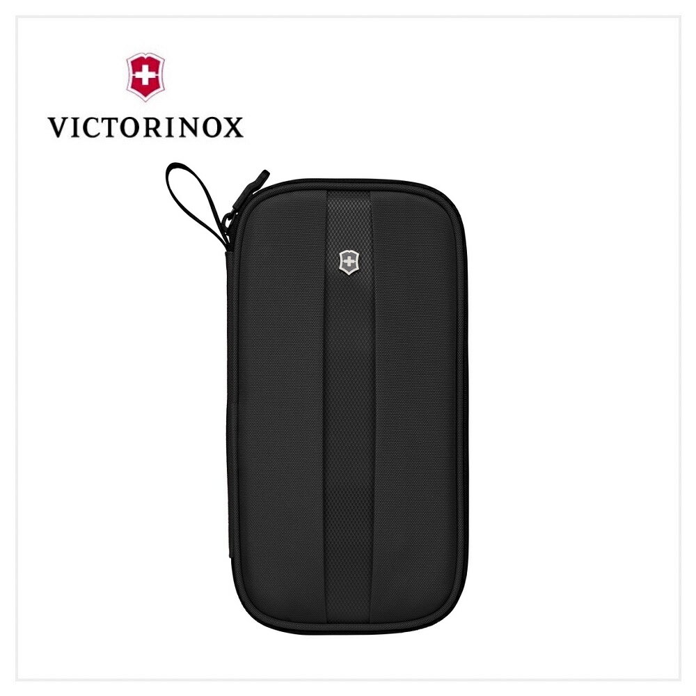 VICTORINOX 瑞士維氏 TA 5.0 直立式護照包 黑 610597