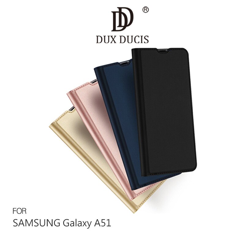 DUX DUCIS SAMSUNG Galaxy A51 SKIN Pro 皮套 掀蓋 插卡 支架 鏡頭加高【APP下單4%點數回饋】