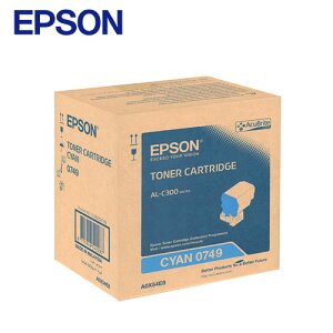 【最高22%回饋 5000點】 EPSON 原廠碳粉匣 S050749(青色)