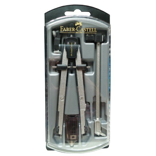 FABER-CASTELL 速動大圓規-附萬能接頭 174893A【領券滿額再折千8/31止】