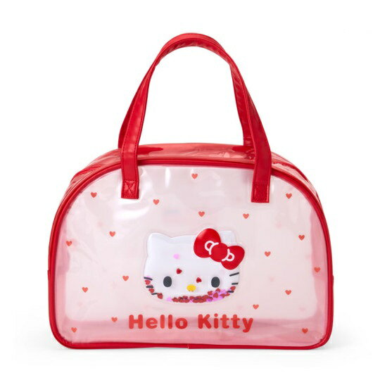 【震撼精品百貨】凱蒂貓 Hello Kitty~日本SANRIO三麗鷗 KITTYPVC防水海灘包-大臉款*74211