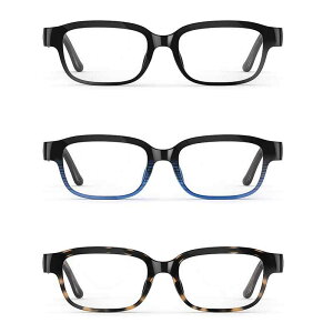 Echo鏡框（第二代）Smart glasses with open-ear audio and Alexa B083C58VDP 黑/藍黑/豹紋 [2美國直購]