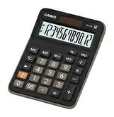 CASIO 商用標準型 計算機 /台 MX-12B-BK｜領券最高折$220