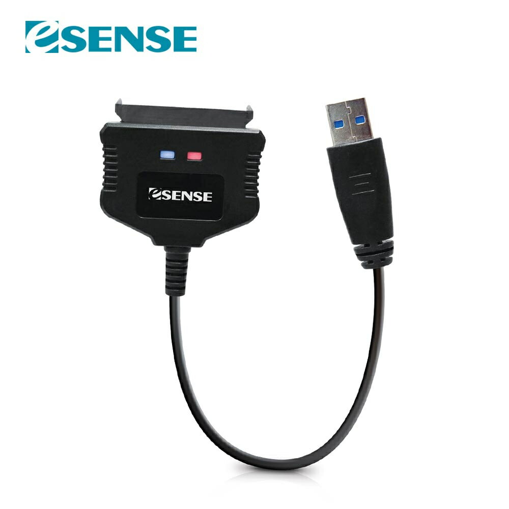 【ESENSE 逸盛】K101 USB3.0 2.5吋 SATAⅢ快捷線【三井3C】