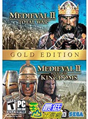 [7美國直購] 2018 amazon 亞馬遜暢銷軟體 Medieval II Gold Pack (Total War, Total War Kingdoms) - PC