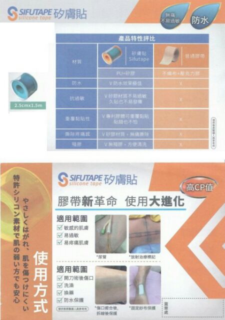 矽膚貼   久戴N95高密合度口罩者的福音，助於減壓、易損傷肌膚適用、高CP值可重覆黏貼 1